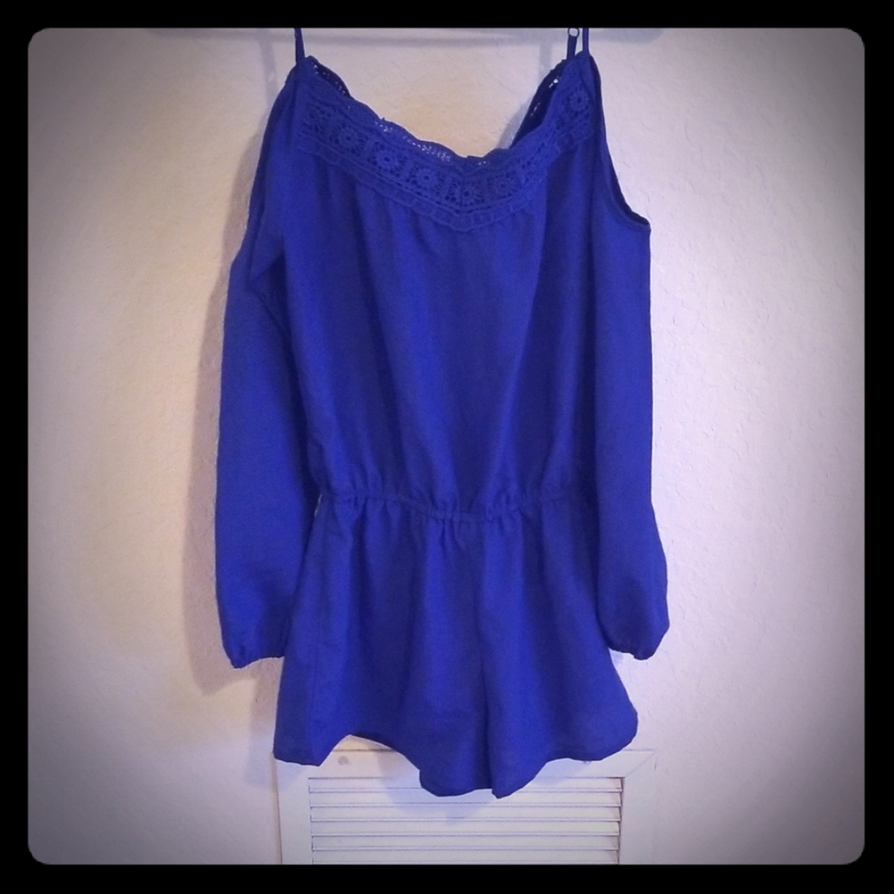Royal Blue Romper